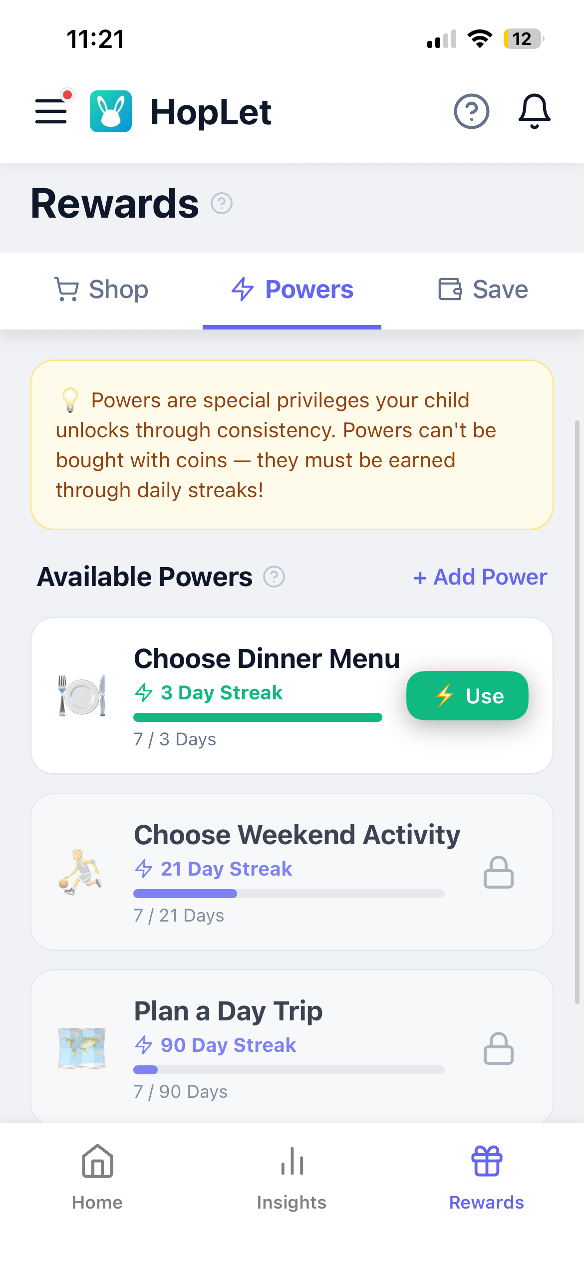 HopLet: Family Behavior System screenshot 3
