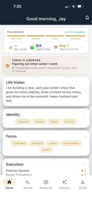 LIFE Alignment: Goal Coach screenshot 1
