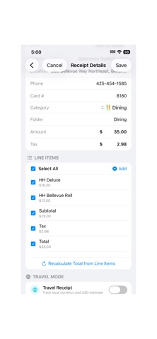 Receipt Savior - Save Receipts Screenshot 4 of 8
