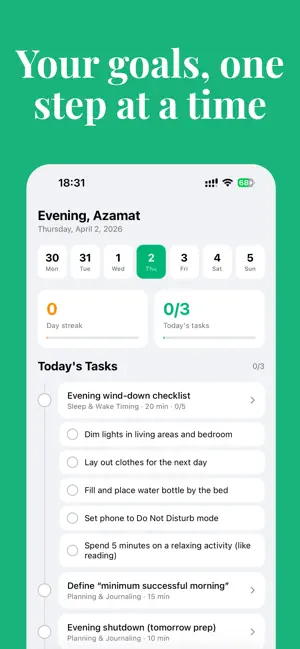 Mentra - Plan & Track Goals screenshot 1