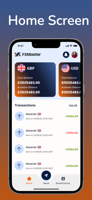 FxMaster-Money Transfer Screenshot 2 of 5