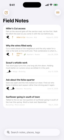 Uplander iPhone screenshot