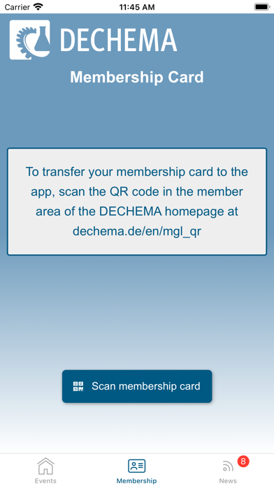 DECHEMA-App Screenshot