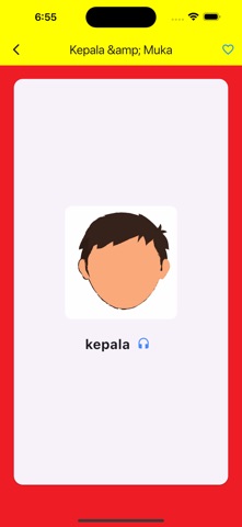 Learning Malay Body Parts Screenshot 5 of 6
