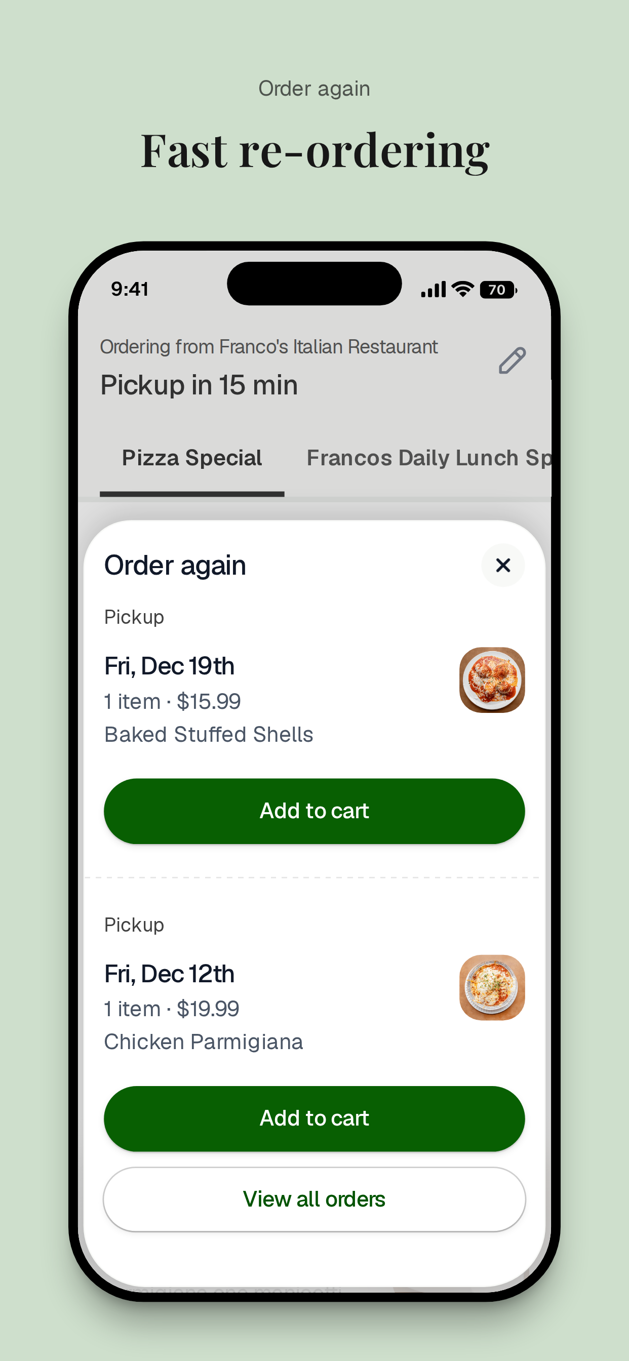 Franco's Italian Restaurant screenshot 4