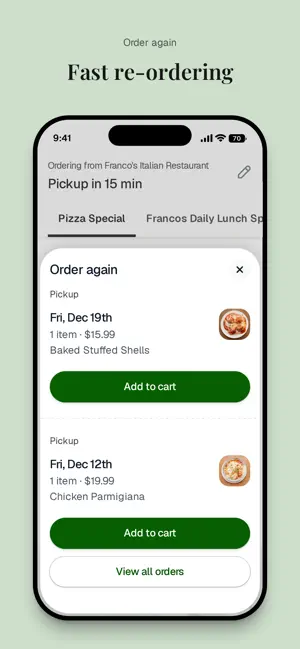 Franco's Italian Restaurant screenshot 4