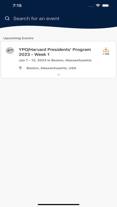 YPO Go Chapter Screenshot