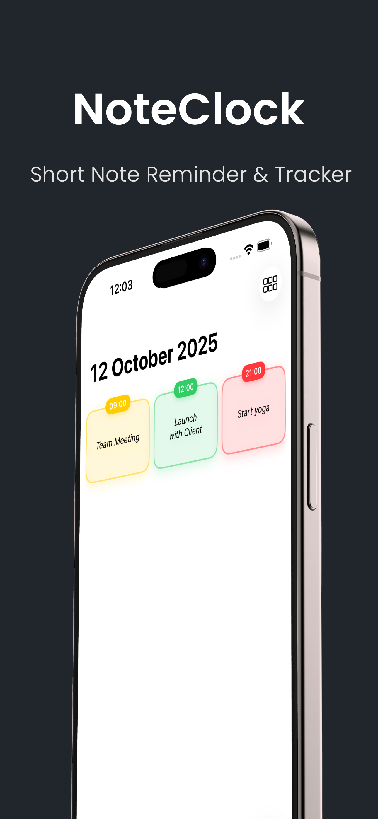 NoteClock: Short Note Reminder