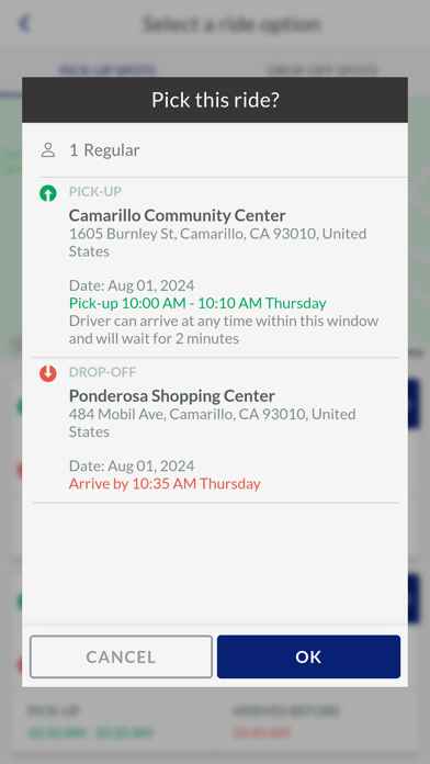 Camarillo Area Transit Screenshot