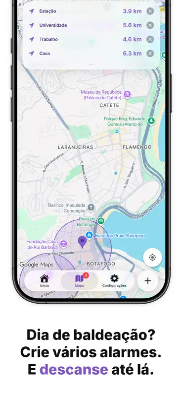 Não Durma no Ponto: Alarme GPS screenshot 2 of 7