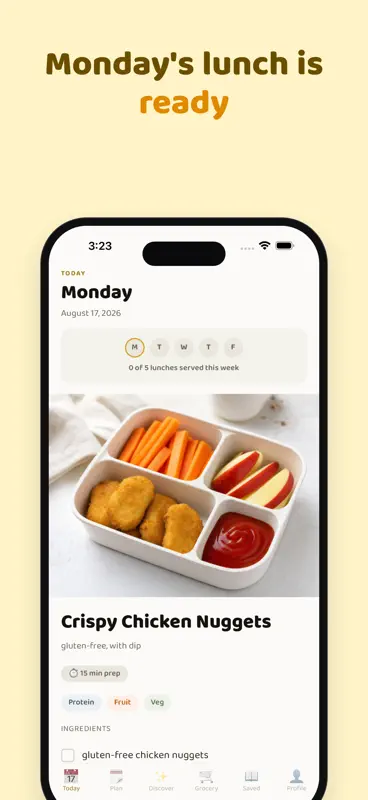 Lunchbox: Family Lunch Planner screenshot 6 of 6