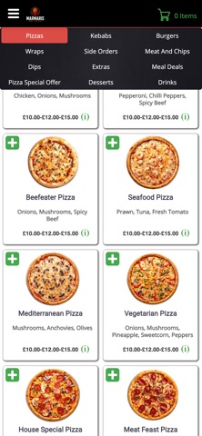 Marmaris Kebab Pizza Bridgend iPhone screenshot