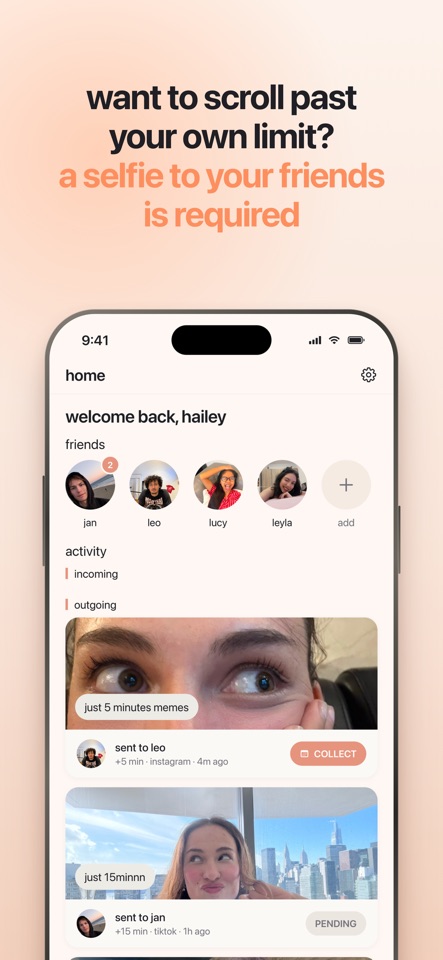 Friends67: Screen Time Control screenshot 1