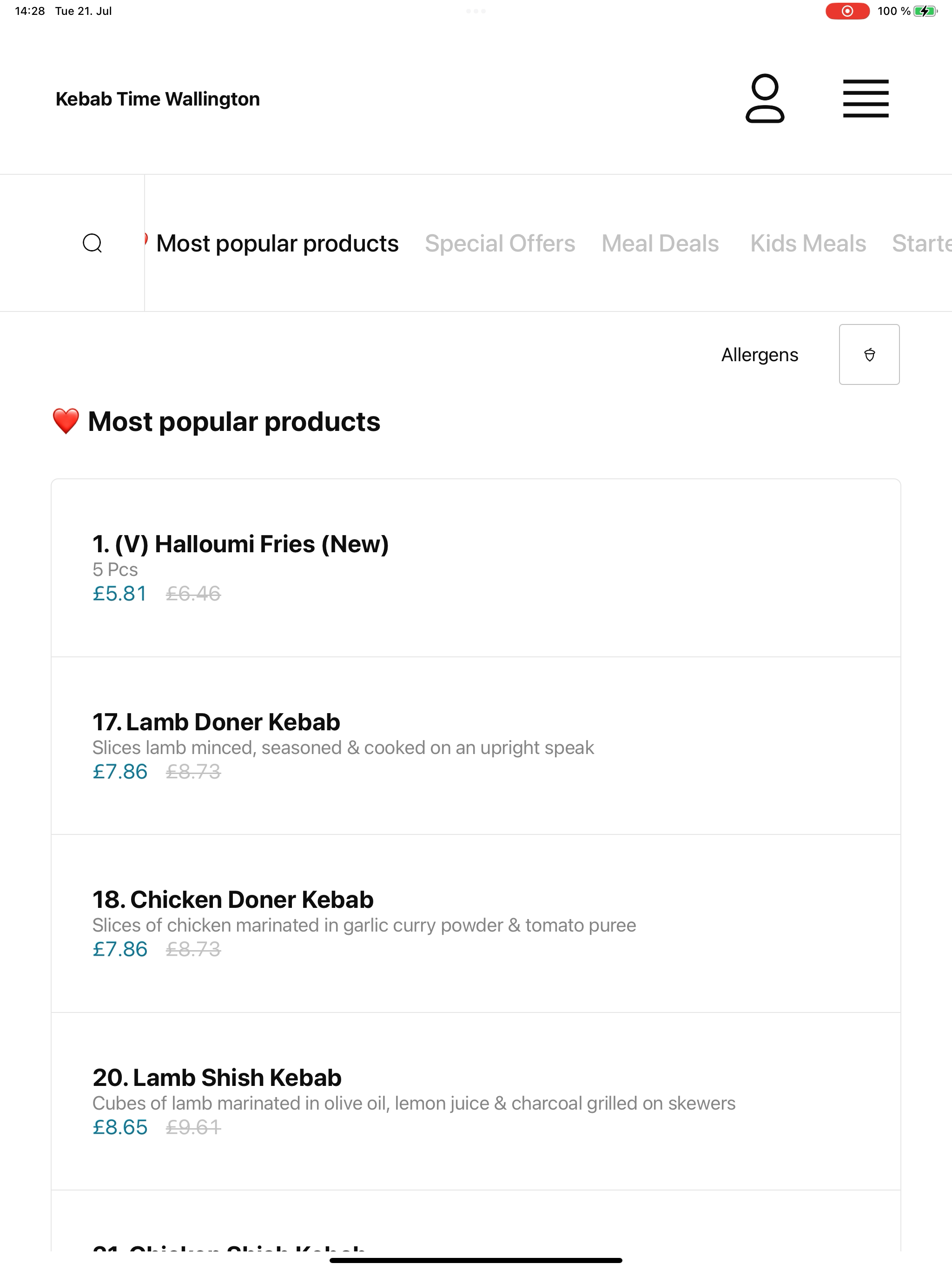 Kebab Time Wallington UK screenshot 16