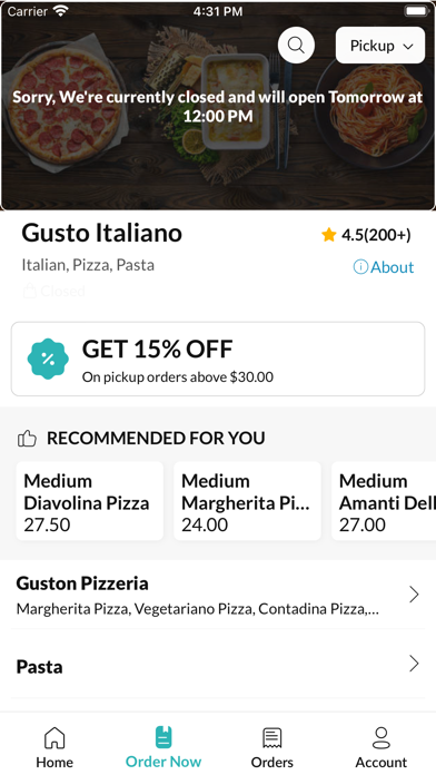 Gusto Italiano Screenshot