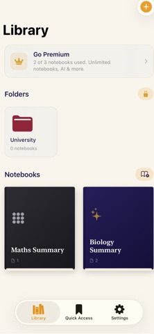 BlueNotess: AI Notes & PDF Screenshot 2 of 5