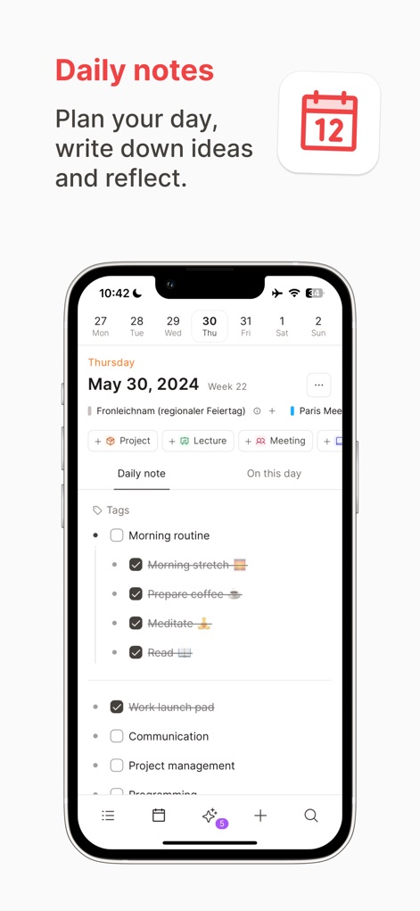 Capacities – Notes & PKM - Productivity App | MWM