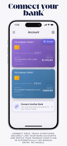 FinSculp exp & budget tracker screenshot