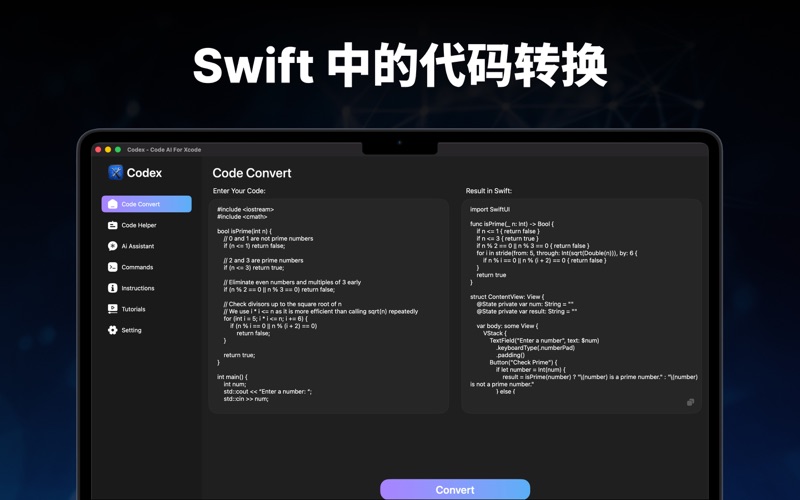 Codex - Code AI For Xcode screenshot