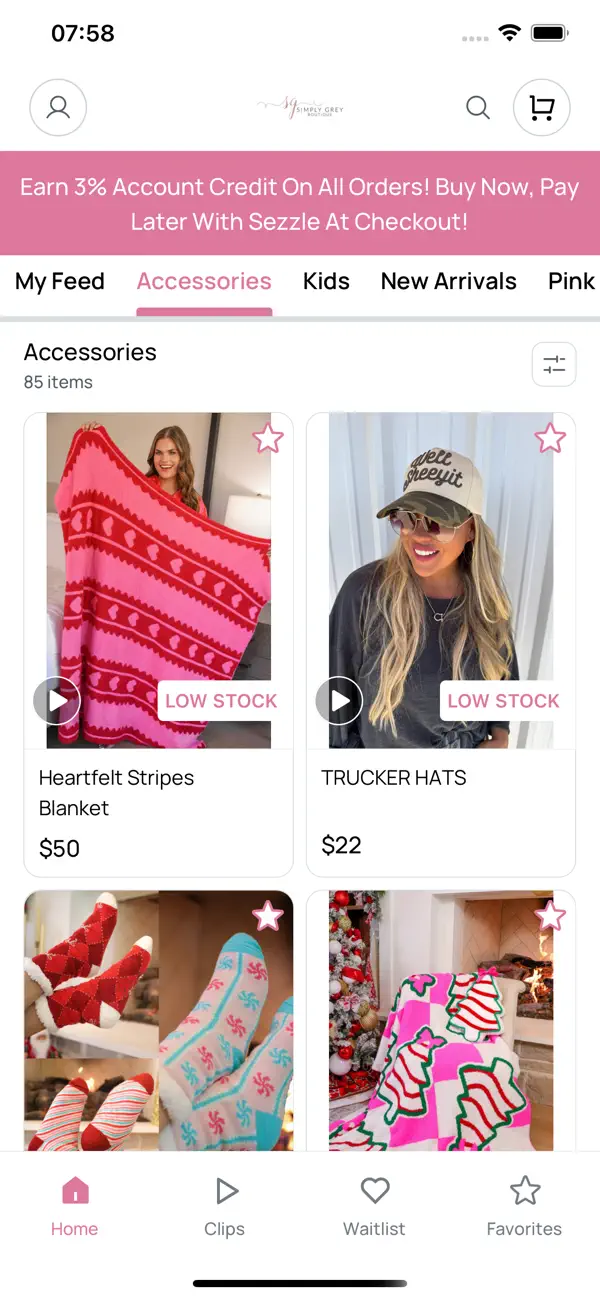 Screenshot #1 pour Simply Grey Boutique