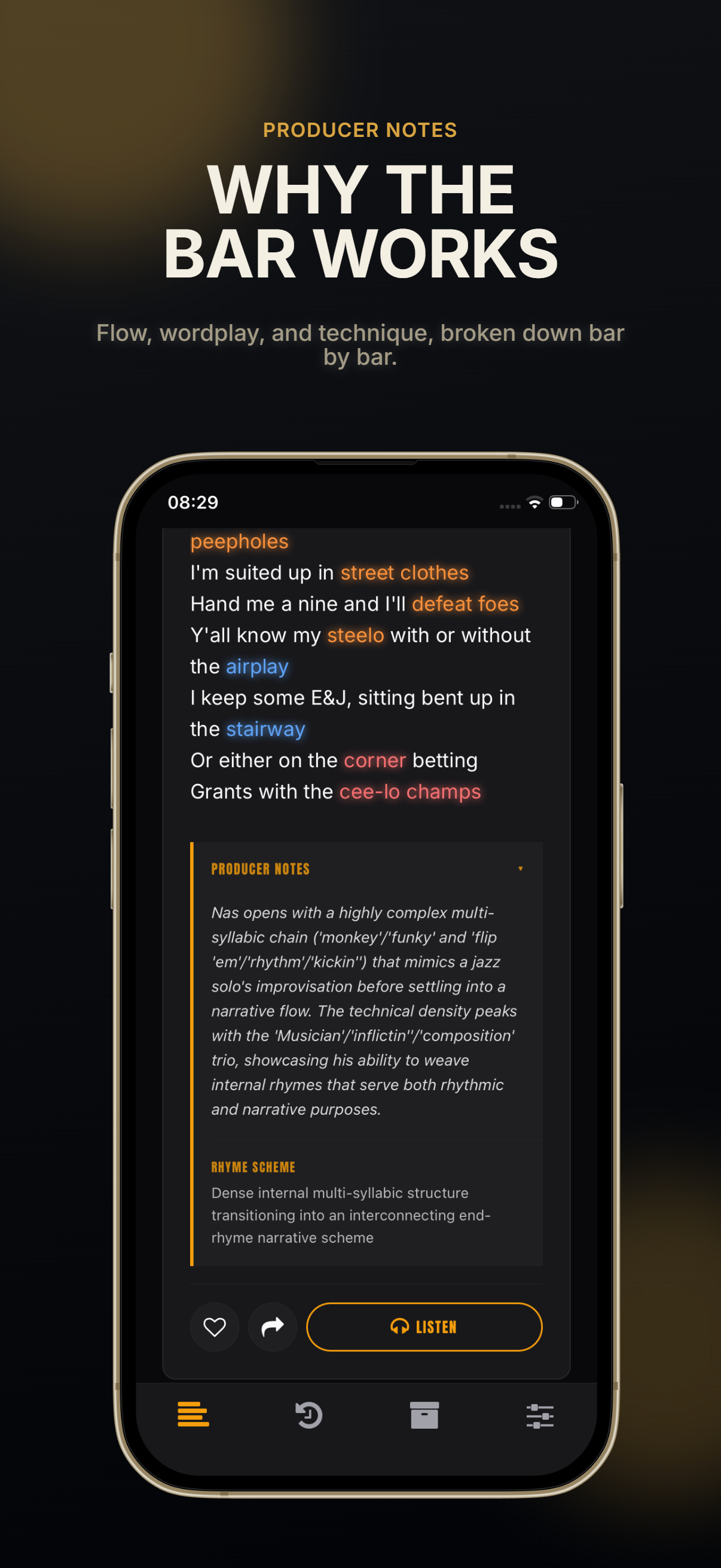 Daily Bars: Rap Quotes screenshot 2