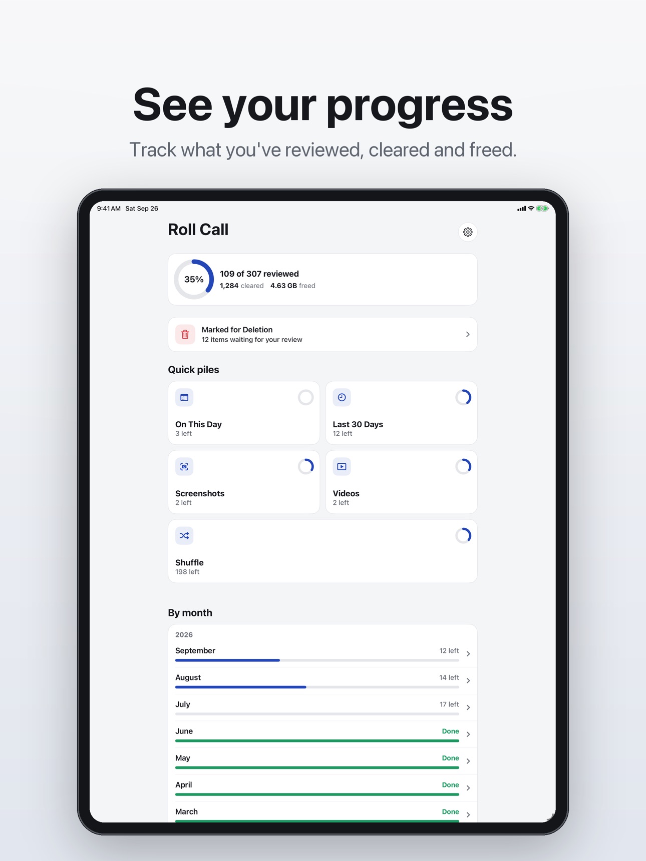 Screenshot 10 of Roll Call: Swipe Photo Cleaner