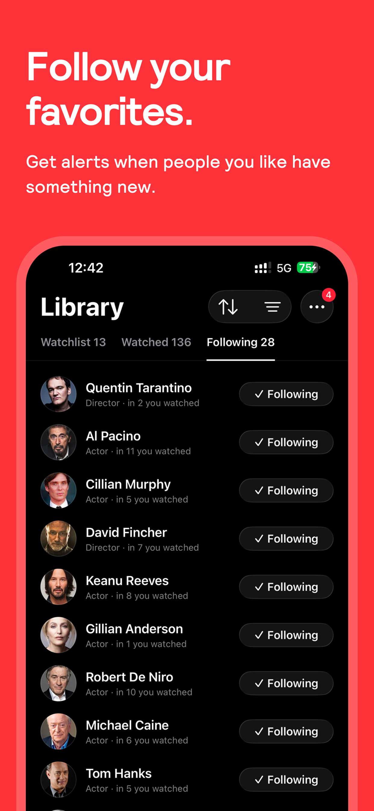 Cue: Movie & TV Watchlist screenshot 4