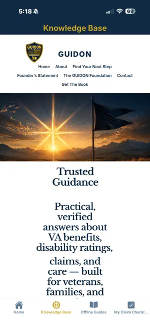 GUIDON: VA Benefits Guide screenshot 3