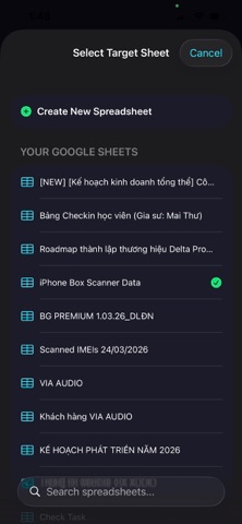 AI IMEI Scan to Spreadsheet Screenshot 1 of 5