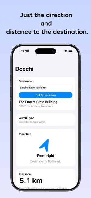 DOCCHI Navigation by Direction screenshot 1