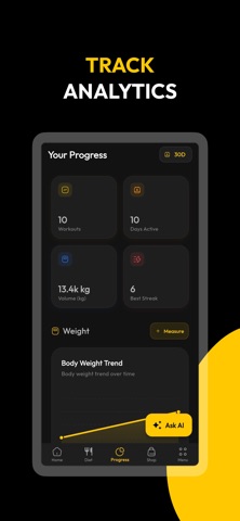FitHisaab: Gym & Diet Tracker screenshot