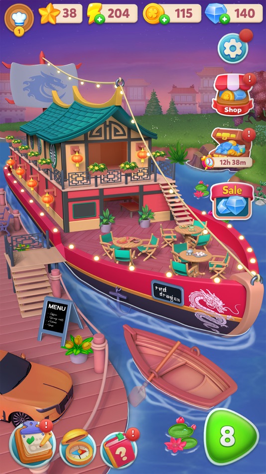 #2. Merge Craze: Merge & Design (iOS) Bởi: Voodoo