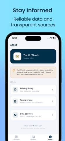TariffCheck: Tariff Calculator Screenshot 4 of 5