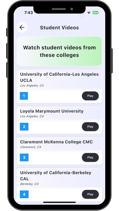 CollegesLike Screenshot