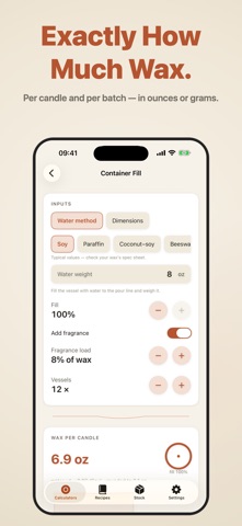 Meltpool: Candle Calculator Screenshot 1 of 7