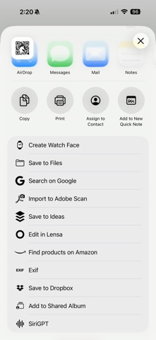 Unicorn QR screenshot