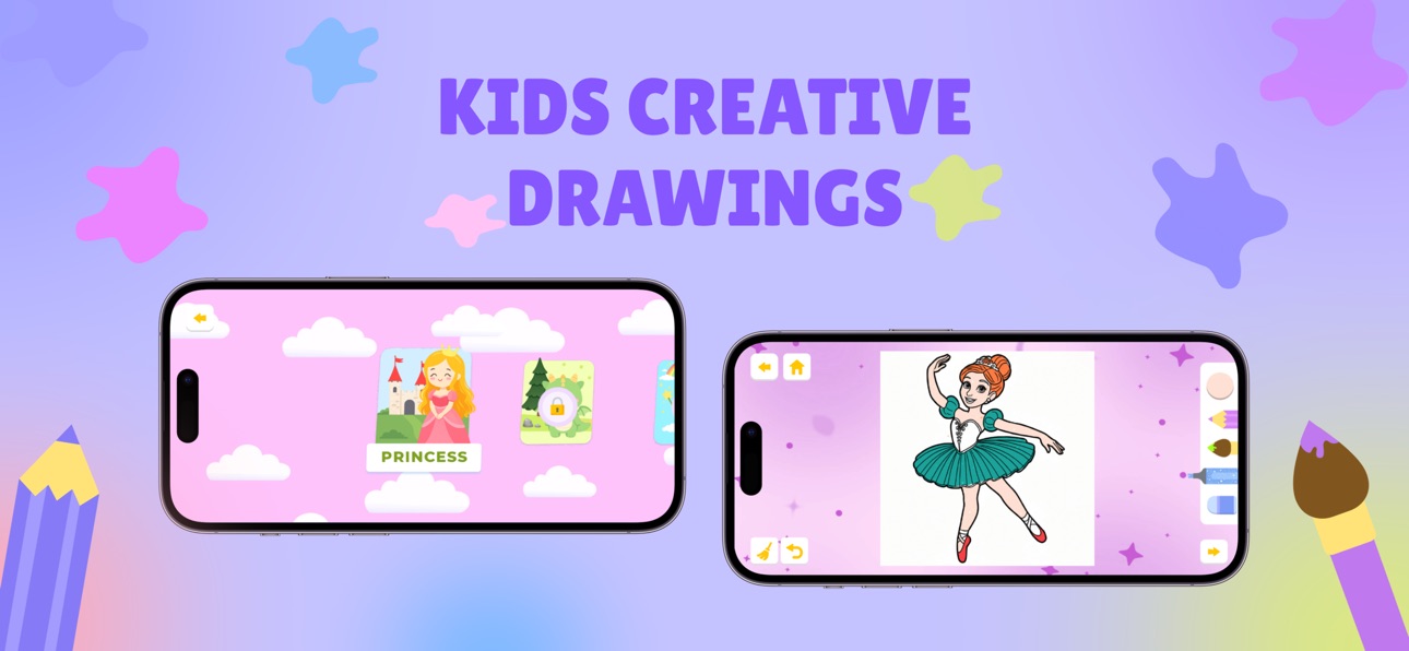 Screenshot 1 of Kids Creative Drawings