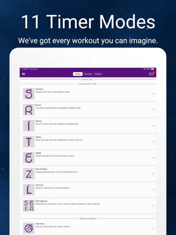 Screenshot #6 pour GymNext Flex Timer