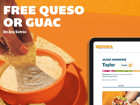 QDOBA Mexican Eats iPad screenshot 4 - Food & Drink app