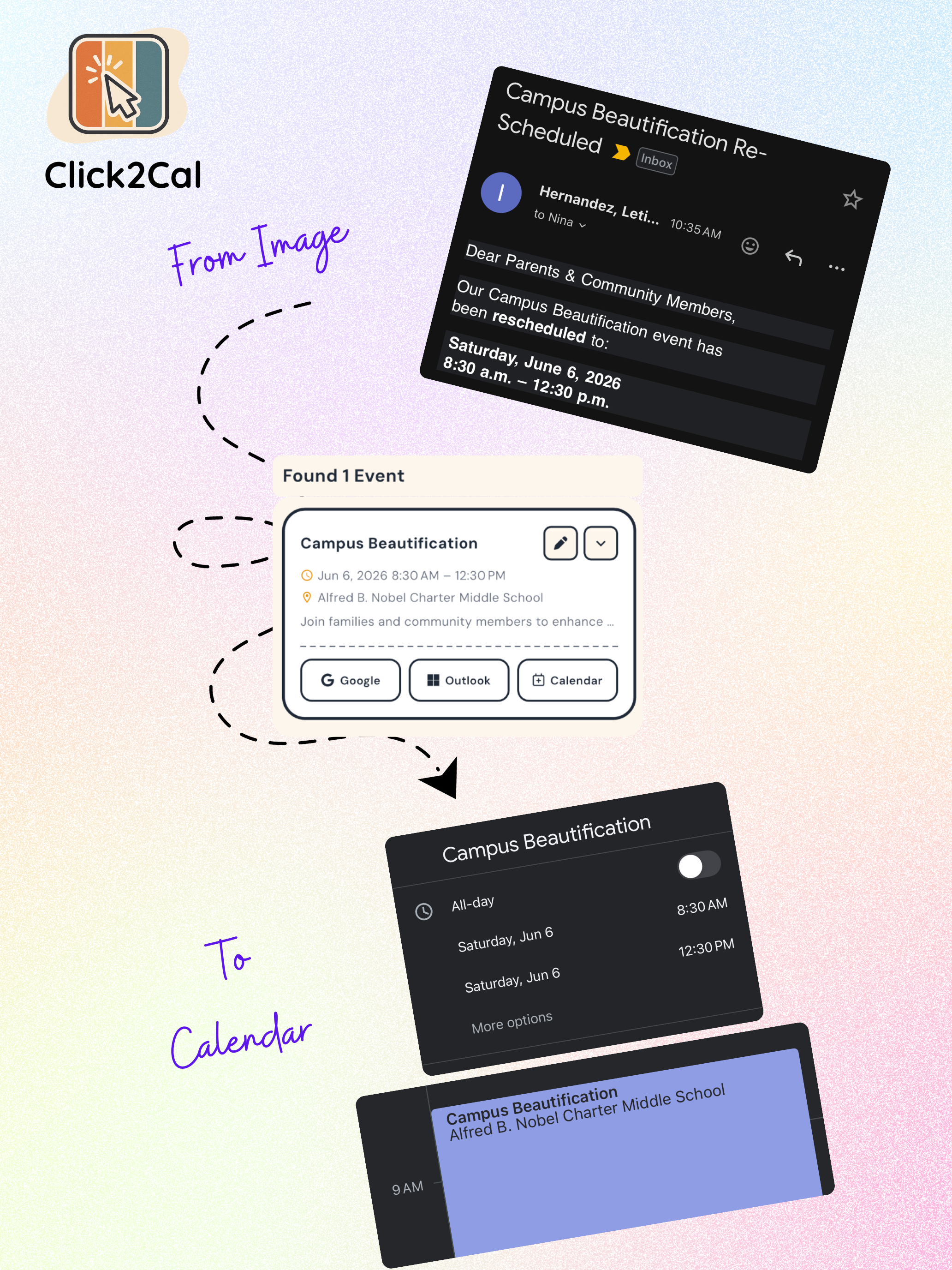 Click2Cal screenshot 5