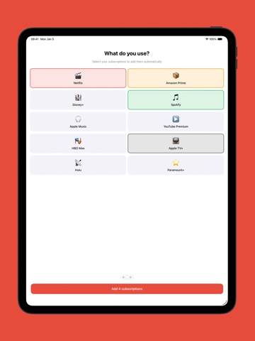Everypay iPad screenshot