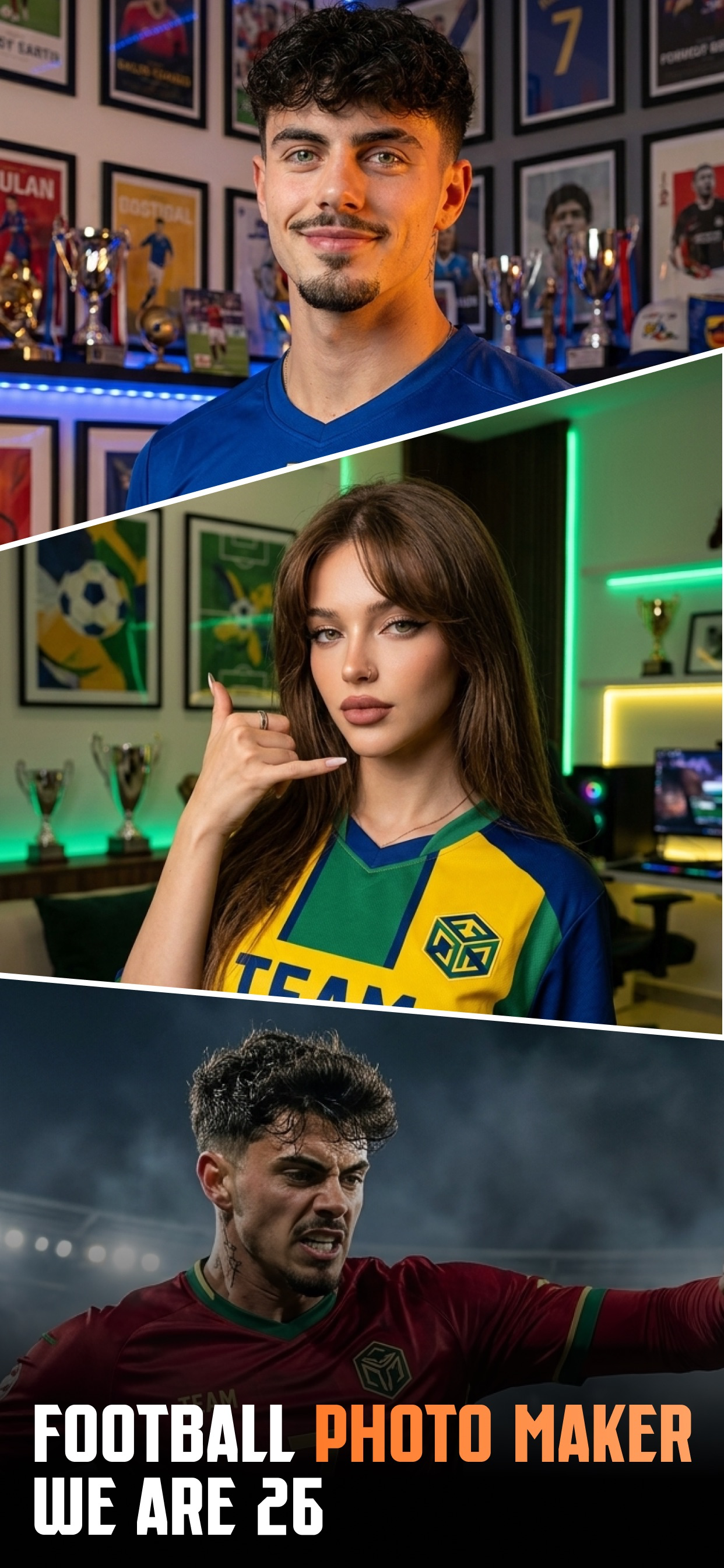AI Football Player Portrait screenshot 3