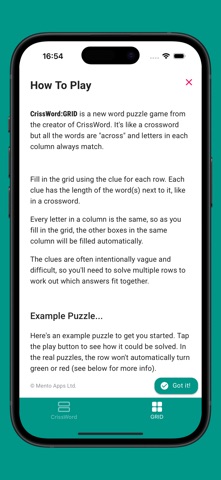 CrissWord Games screenshot