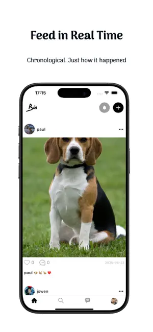 Bio social network screenshot 1