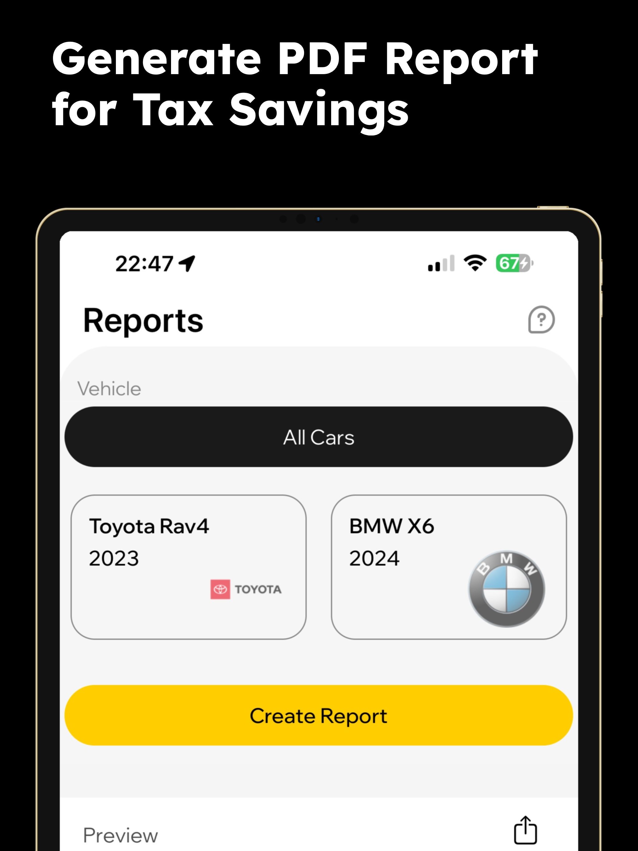 Auto Distance Tracker for Car