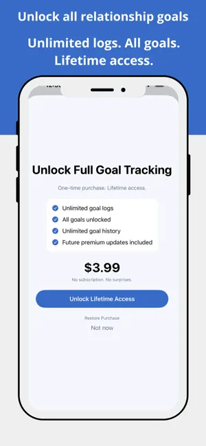 Relationship Goals Tracker screenshot 4