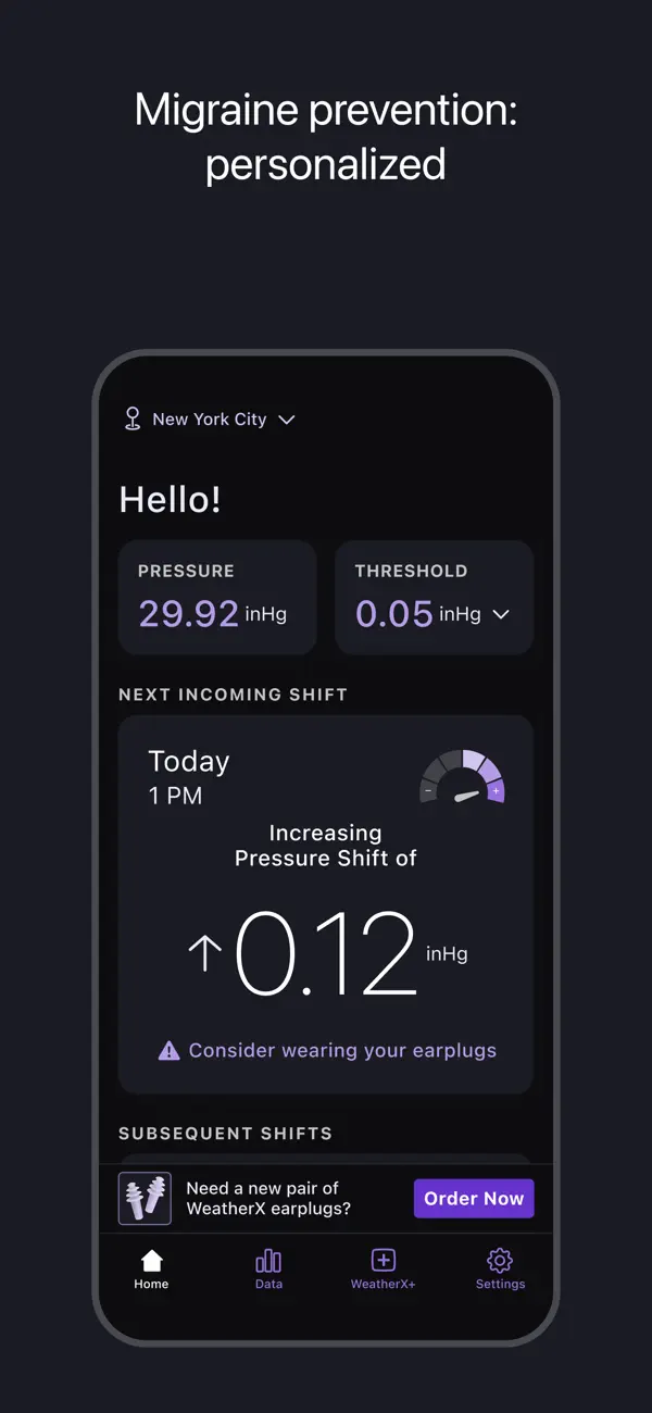 Screenshot #3 pour WeatherX Forecast