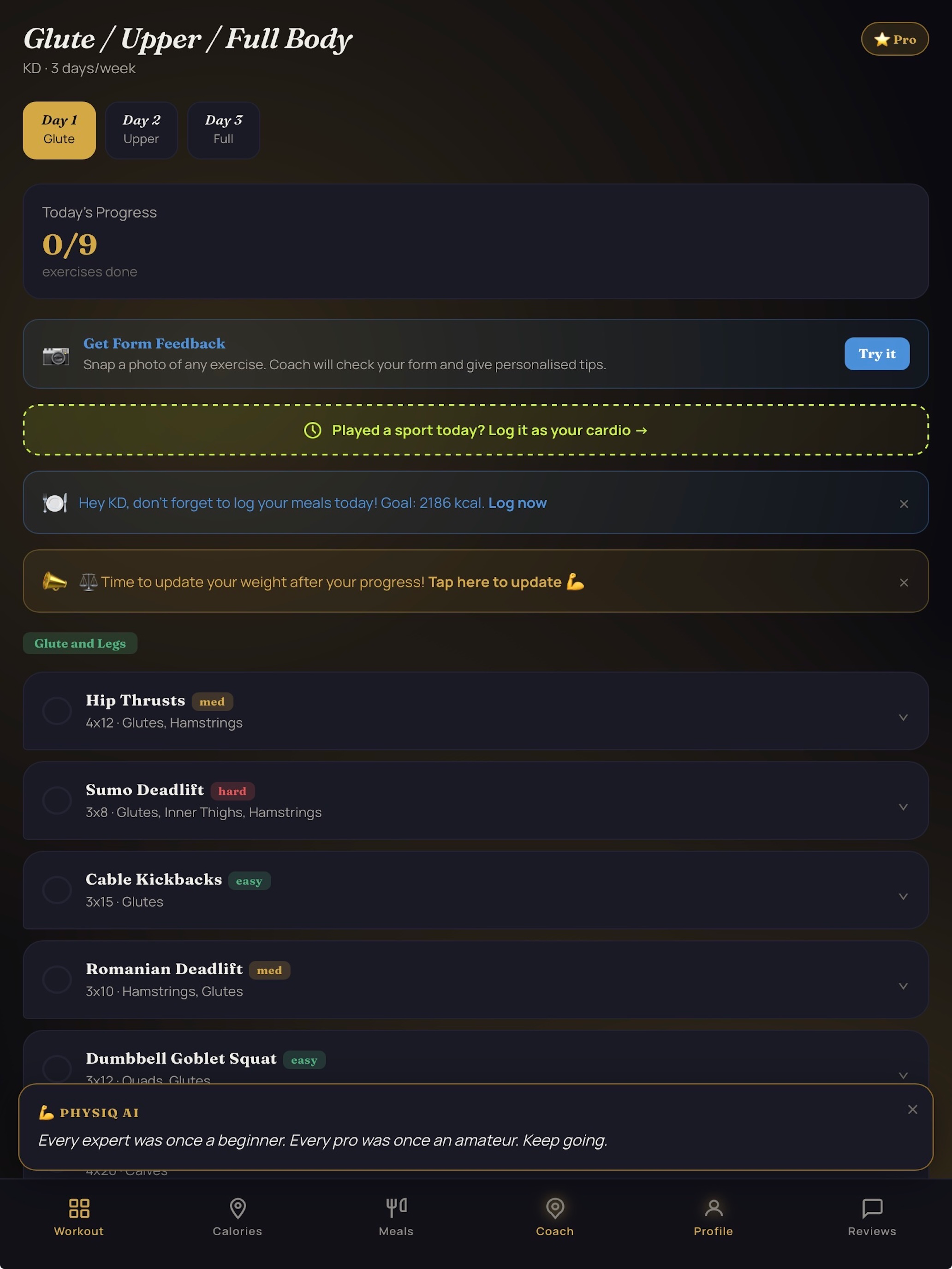Physiq: AI Fitness Coach