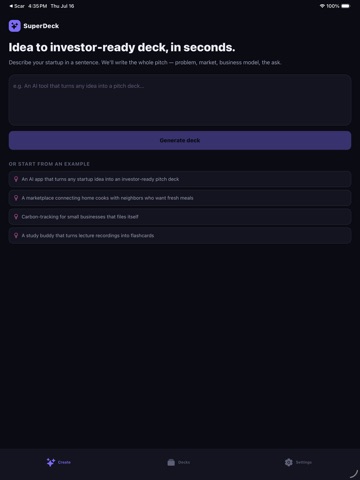 Idea Deck Screenshot 1