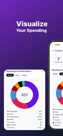 Subscription Tracker: Roster Screenshot 6 of 8